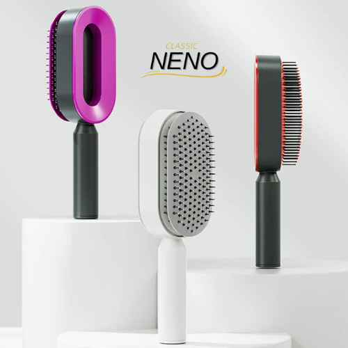 מברשת שיער קלאסית מתנקה בלחיצה